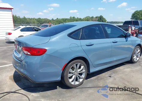2015 Chrysler 200 S z USA, uszkodzony, nr VIN 1C3CCCBB4FN670400